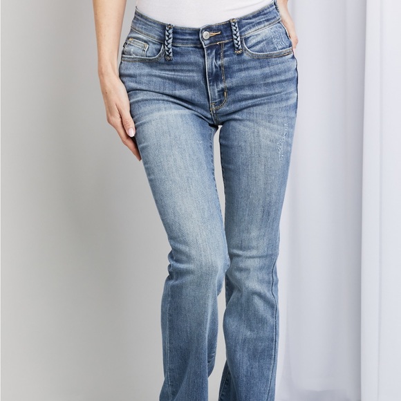 Judy Blue Denim - Judy Blue Distressed Pocket Jeans
